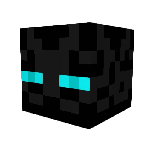 FusionD3 Minecraft avatar head, 3D render