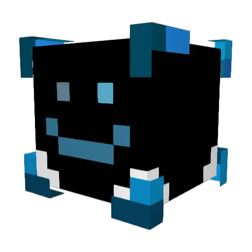 FusionMS Minecraft avatar head, 3D render