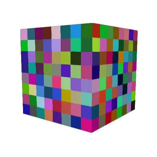 Fusionfall33 Minecraft avatar head, 3D render