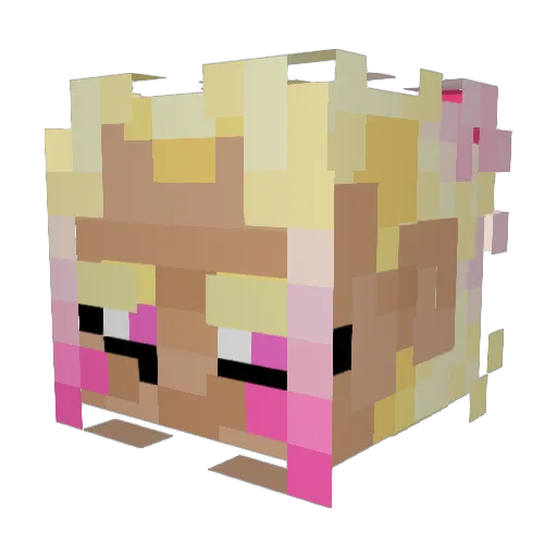 FusionsVenom Minecraft avatar head, 3D render