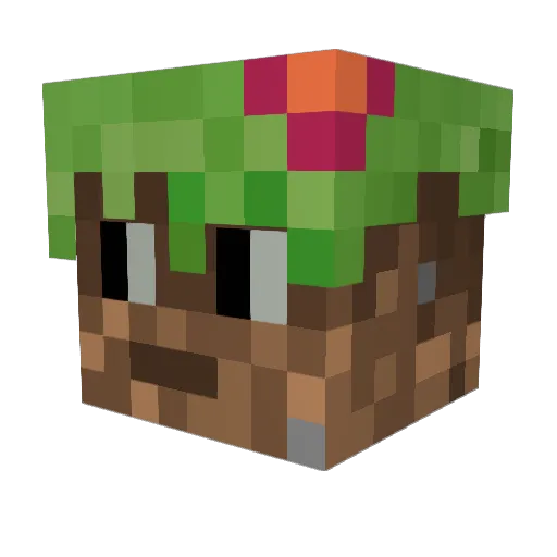FussNugget Minecraft avatar head, 3D render