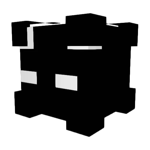 Fussel8300 Minecraft avatar head, 3D render