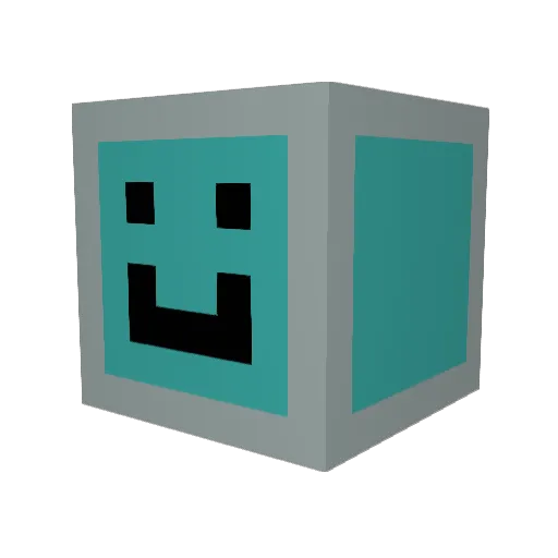 FusselVieh Minecraft avatar head, 3D render