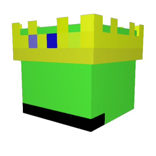 FutboleroR10 Minecraft avatar head, 3D render
