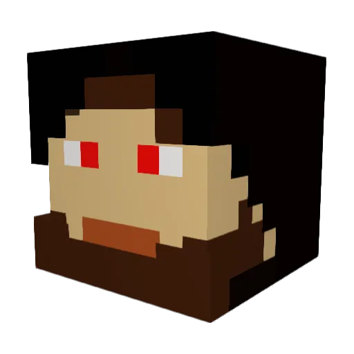 Futschi_Fu Minecraft avatar head, 3D render