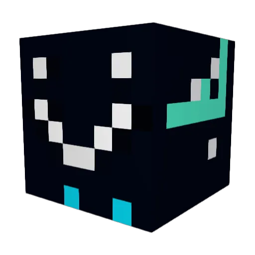 FutureCyphex Minecraft avatar head, 3D render