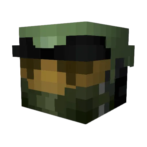 FutureFive9952 Minecraft avatar head, 3D render