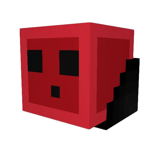 FutureHype1 Minecraft avatar head, 3D render