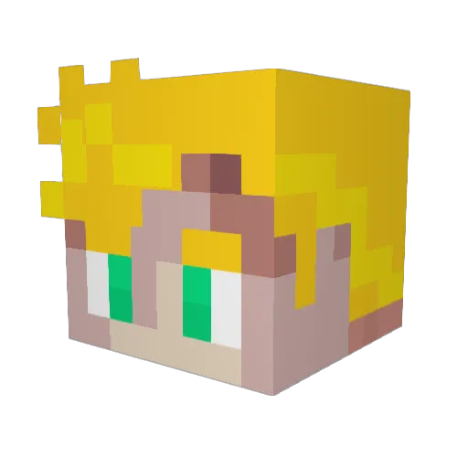 Future_Gohan503 Minecraft avatar head, 3D render
