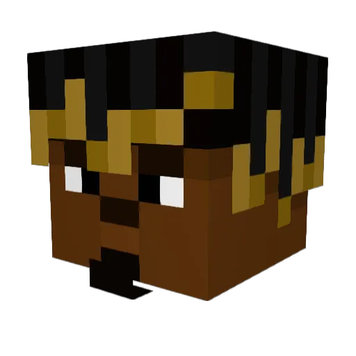 Future_King34 Minecraft avatar head, 3D render