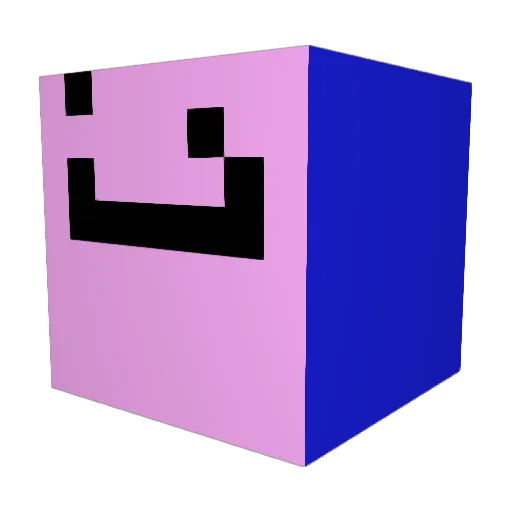 FutyHaxer Minecraft avatar head, 3D render