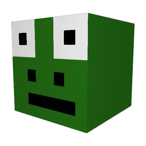 FuzeHQISLOST Minecraft avatar head, 3D render