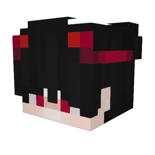 Fuzeq_ Minecraft avatar head, 3D render