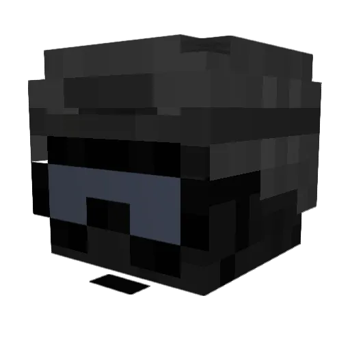 FuzionGG Minecraft avatar head, 3D render