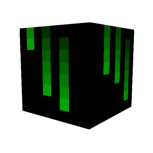 Fuzy6 Minecraft avatar head, 3D render