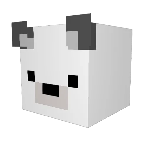 Fuzz98 Minecraft avatar head, 3D render