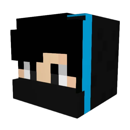 Fuzz_139 Minecraft avatar head, 3D render
