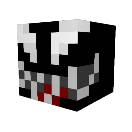 Fuzzy1205 Minecraft avatar head, 3D render