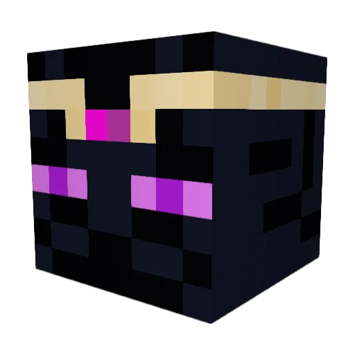 FuzzyDino Minecraft avatar head, 3D render