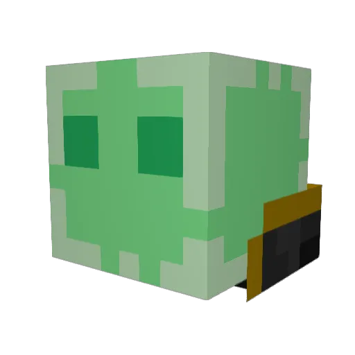 FuzzyGori11a Minecraft avatar head, 3D render