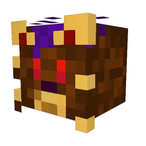 FuzzyMaro Minecraft avatar head, 3D render