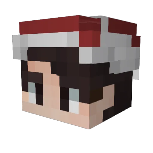 FuzzyMonkeybest Minecraft avatar head, 3D render
