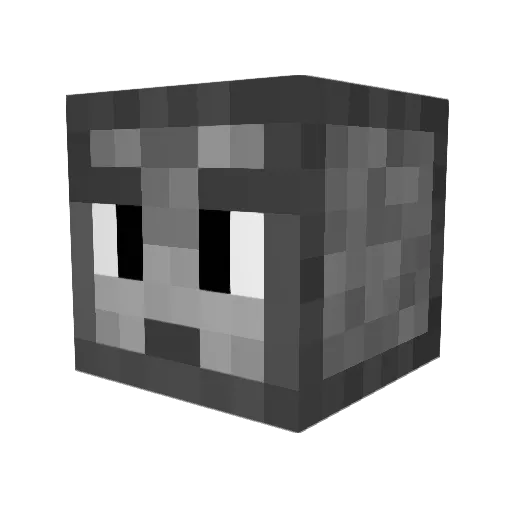 FuzzyWoodhairs Minecraft avatar head, 3D render