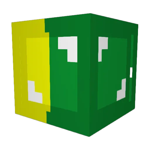 Fuzzyyyyman Minecraft avatar head, 3D render