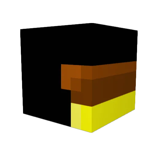 Fvkano Minecraft avatar head, 3D render
