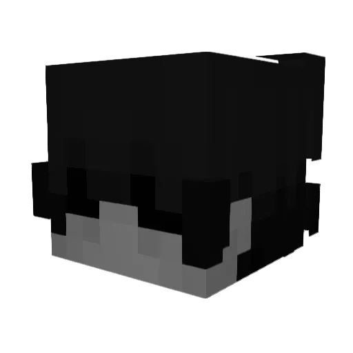 FvmandoFaso Minecraft avatar head, 3D render