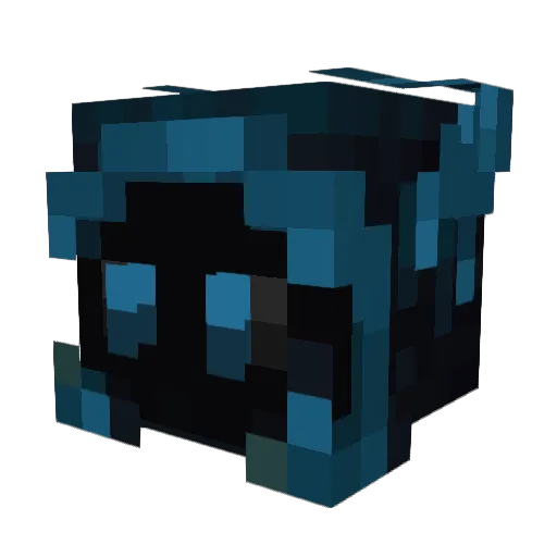 Fwiy Minecraft avatar head, 3D render