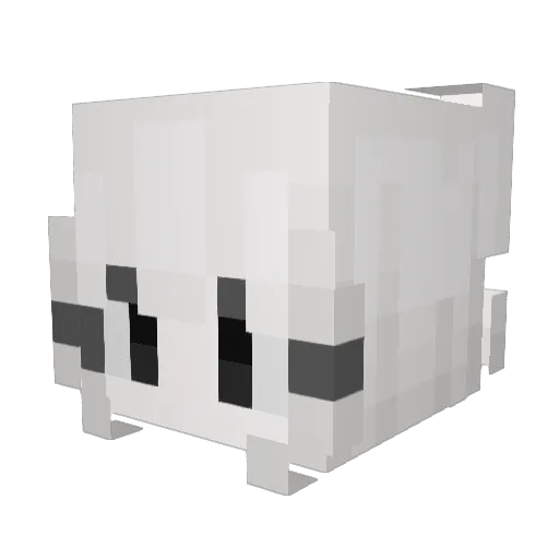 Fwllings Minecraft avatar head, 3D render