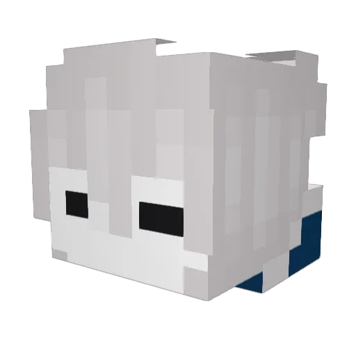 Fwooby_ Minecraft avatar head, 3D render