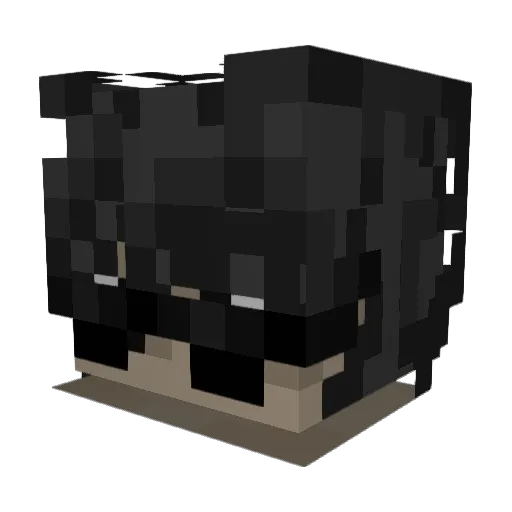 FxlostX Minecraft avatar head, 3D render