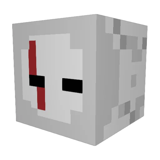 Fxplay21 Minecraft avatar head, 3D render