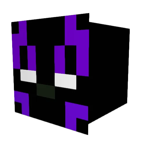 Fxruq Minecraft avatar head, 3D render