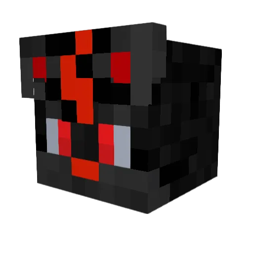 Fxrzdn Minecraft avatar head, 3D render