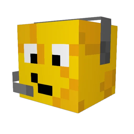 FxteHere Minecraft avatar head, 3D render