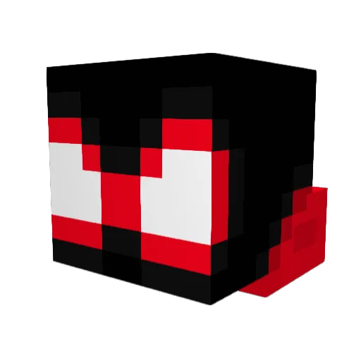 FyR111 Minecraft avatar head, 3D render