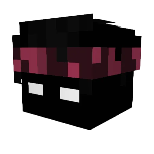 Fyfie_ Minecraft avatar head, 3D render