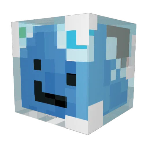 Fylyberto Minecraft avatar head, 3D render