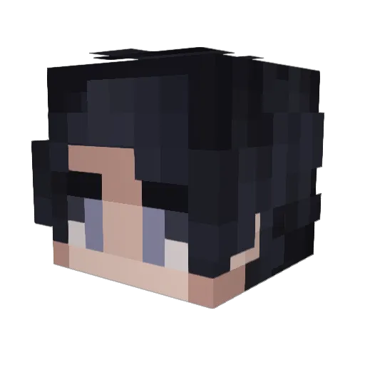 Fynix547 Minecraft avatar head, 3D render