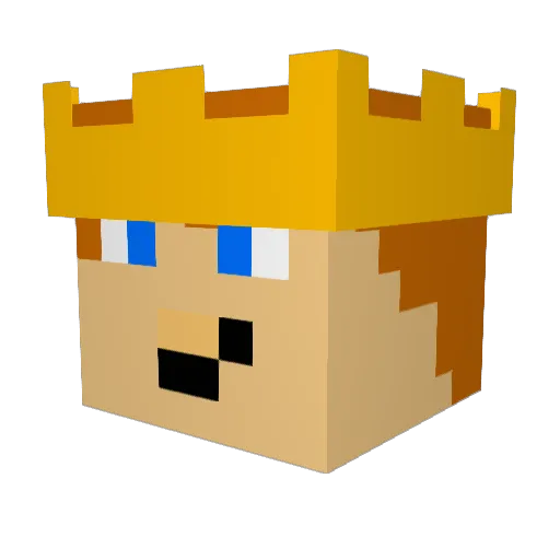 FynnYT Minecraft avatar head, 3D render