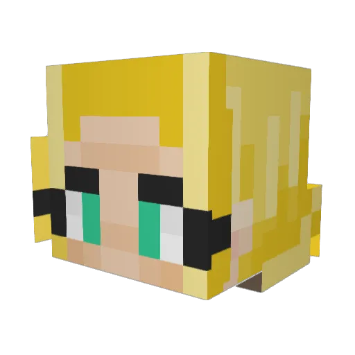 Fynn_bln Minecraft avatar head, 3D render