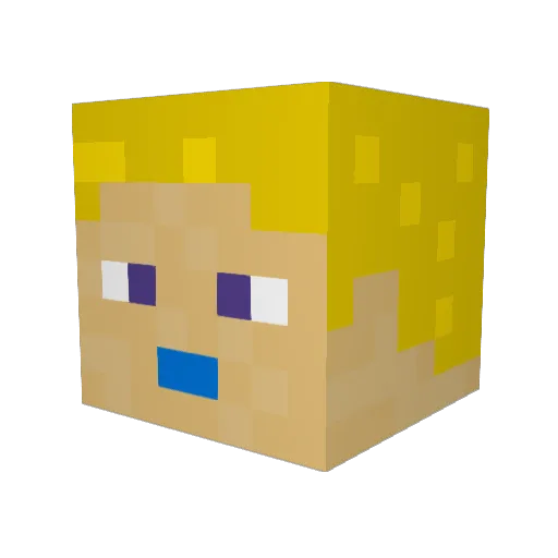 Fynn_ja Minecraft avatar head, 3D render
