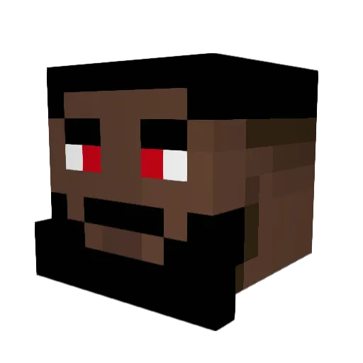 Fynn_skr Minecraft avatar head, 3D render