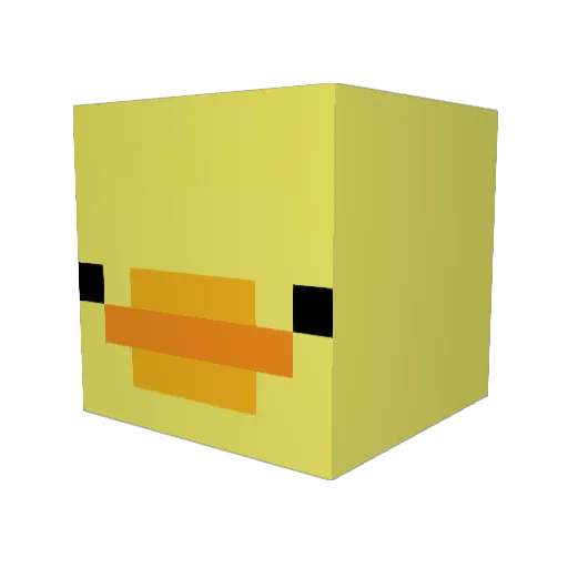 FynnyF123 Minecraft avatar head, 3D render