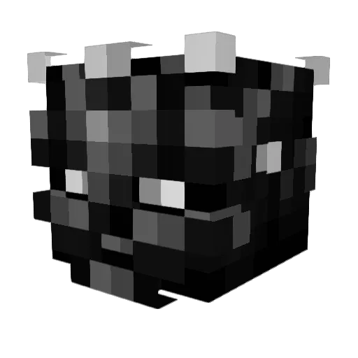 Fypo127 Minecraft avatar head, 3D render
