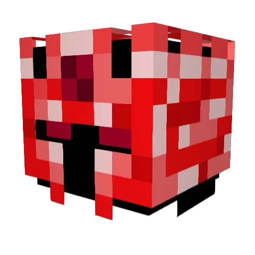 FyreFlameX Minecraft avatar head, 3D render
