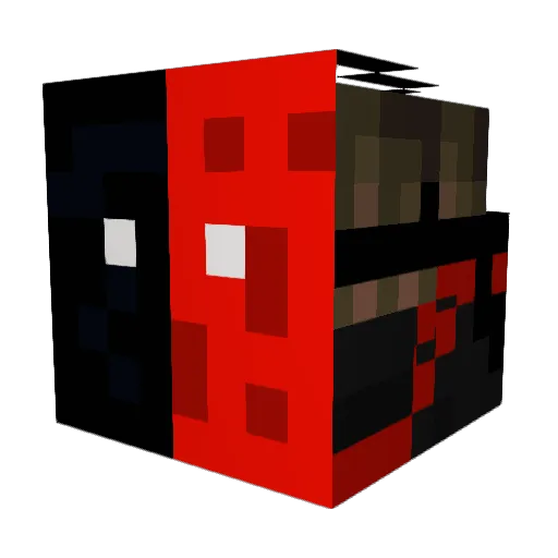 FyreOnTop Minecraft avatar head, 3D render